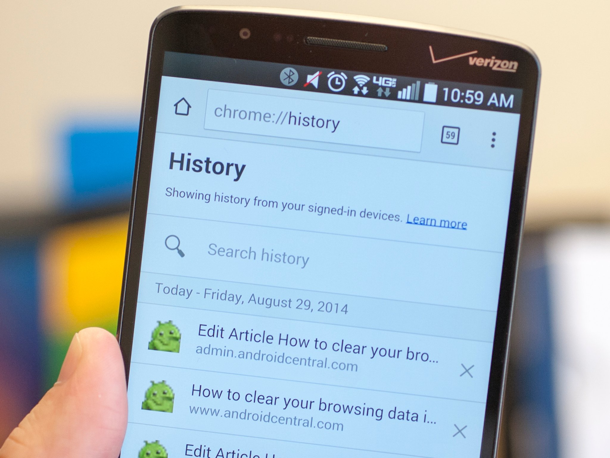 How to clear your browsing data in Chrome Android Central
