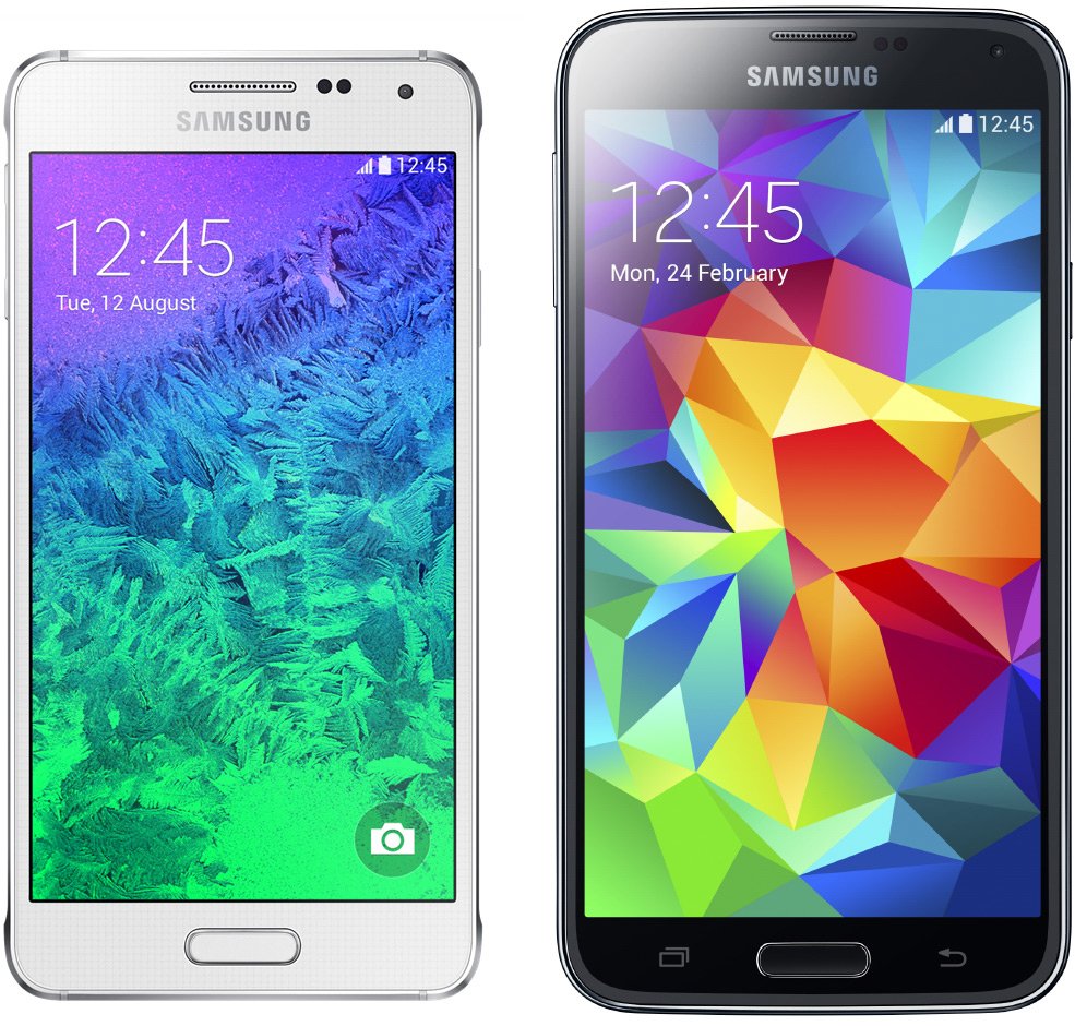 Galaxy Alpha vs Galaxy S5
