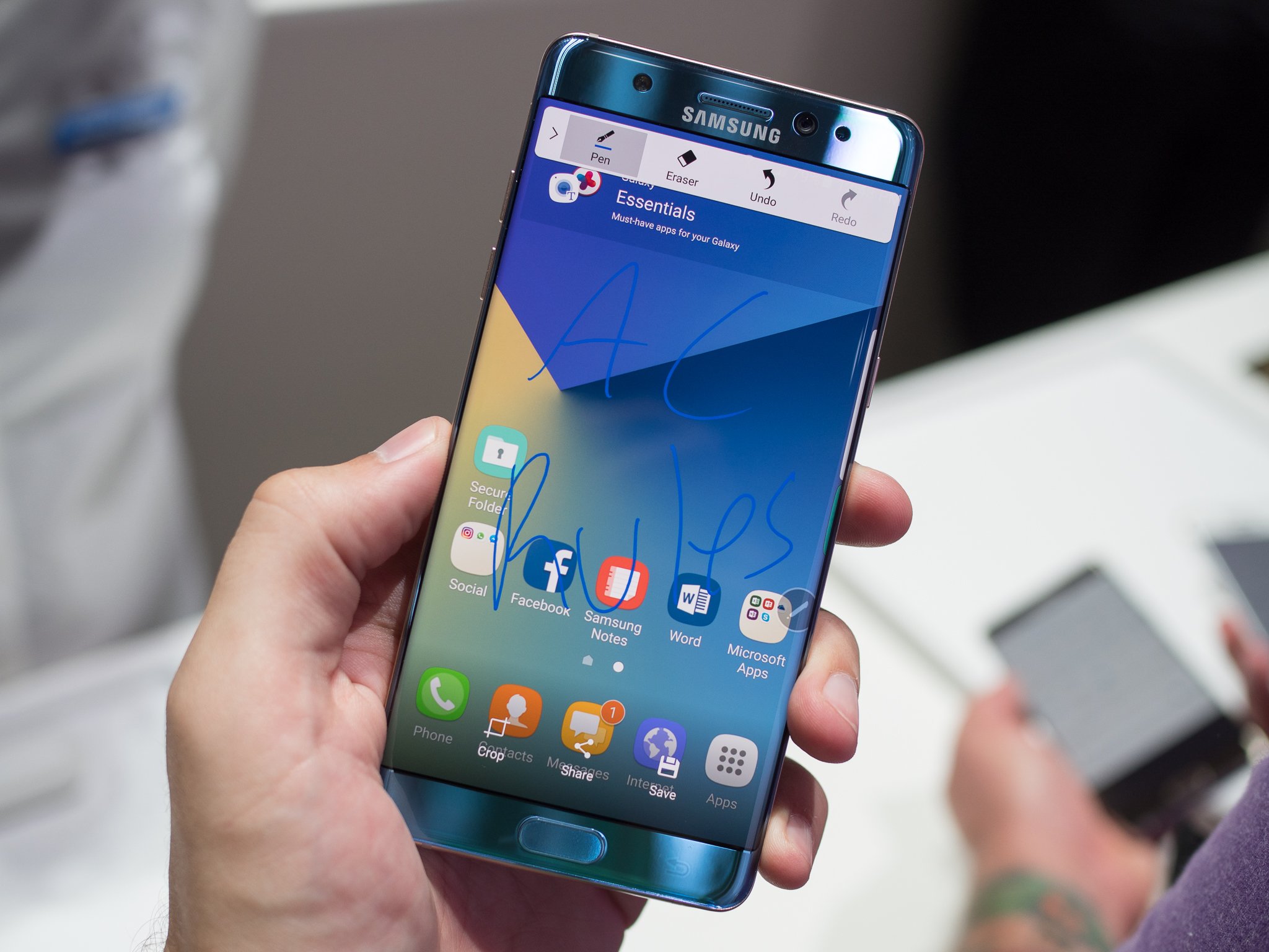 How to take a screenshot on the Samsung Galaxy Note 7
