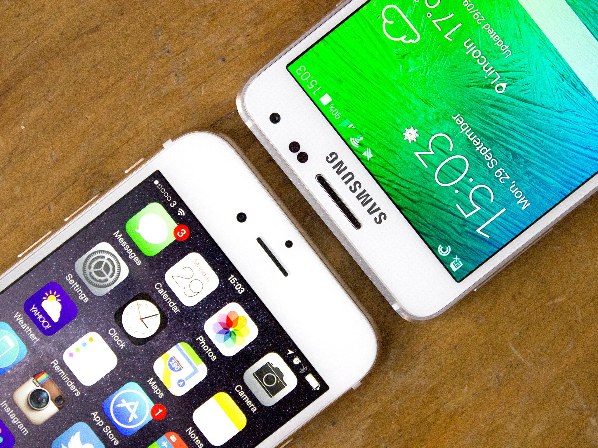 Samsung Galaxy Alpha vs iPhone 6
