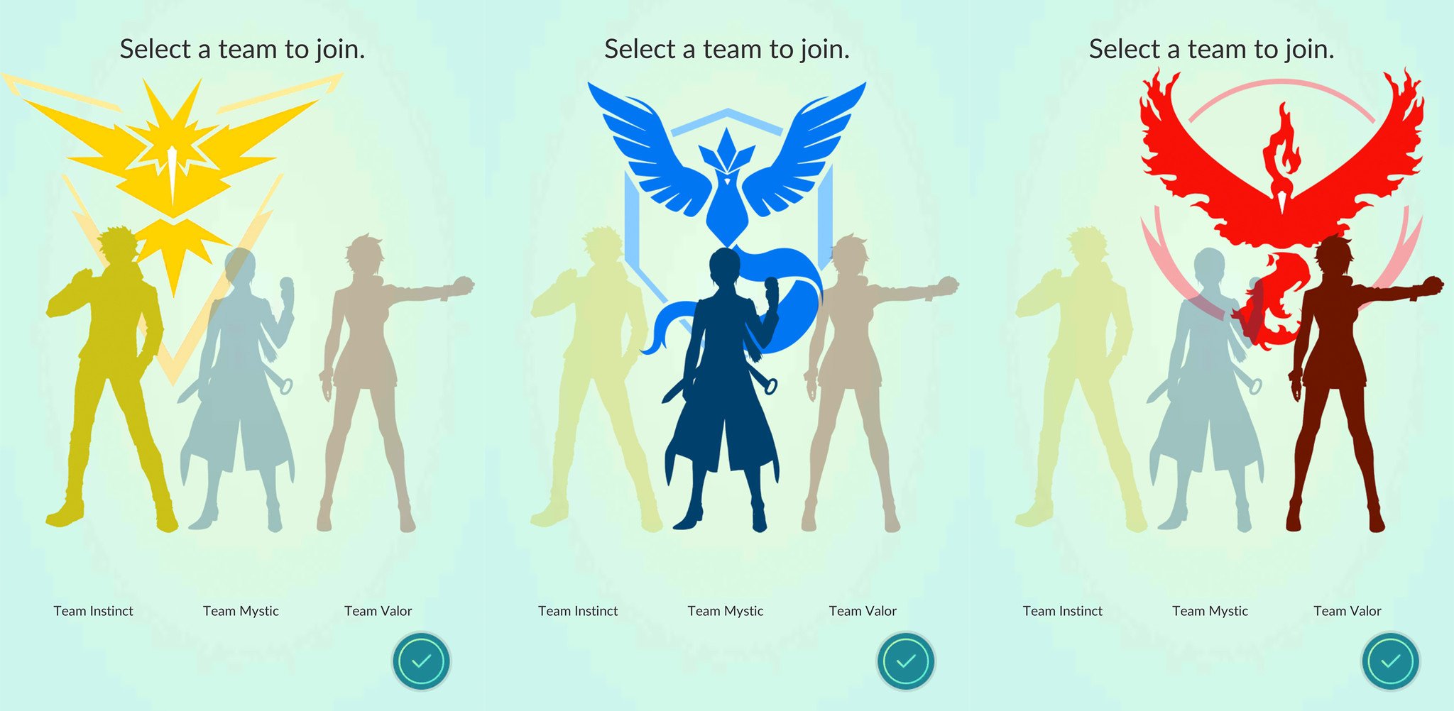 [PokeGo] Qual a sua Equipa - Instinct, Mystic ou Valor? Pokemon-teams