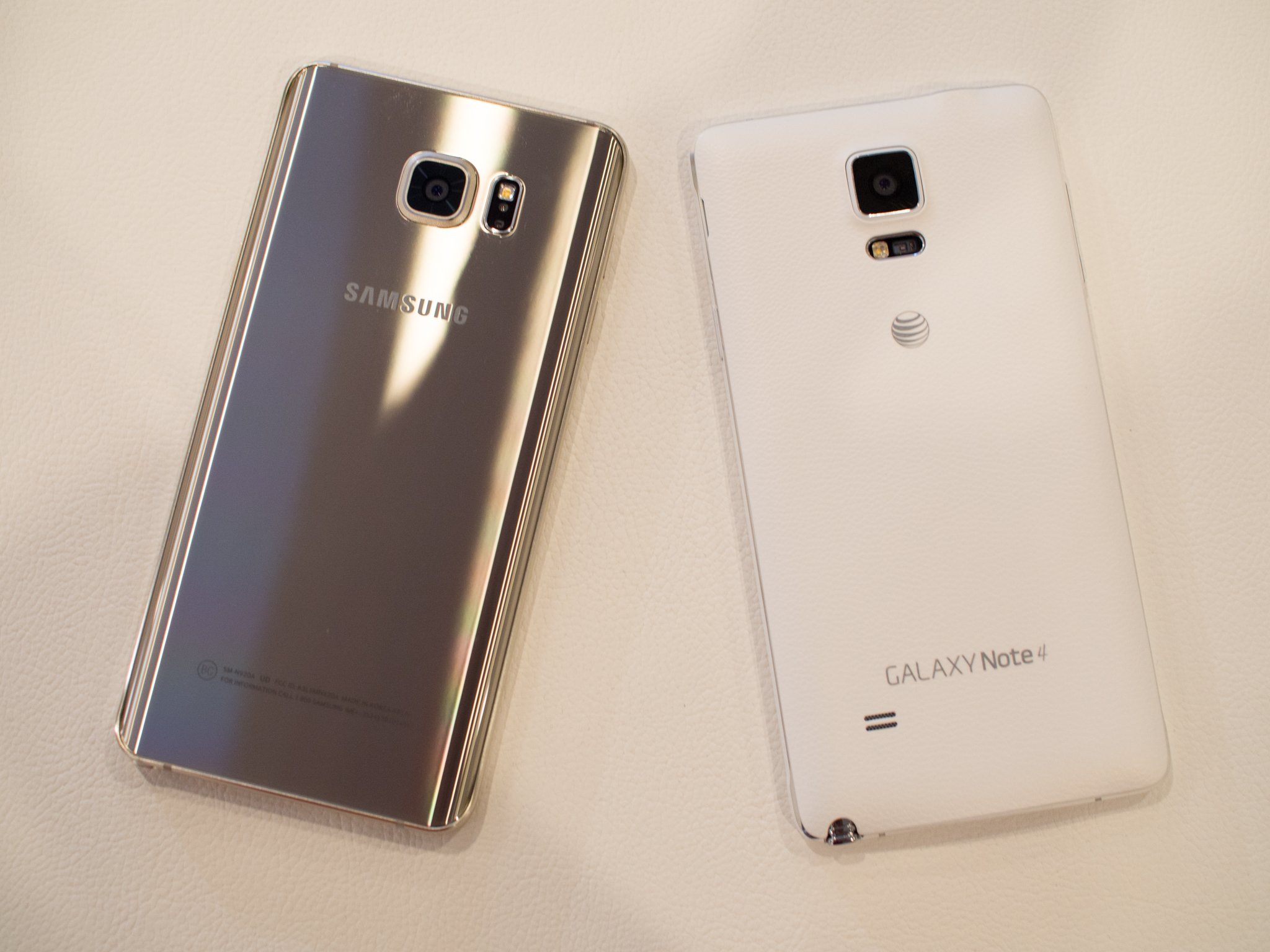 Samsung Galaxy Note 5 and note 4