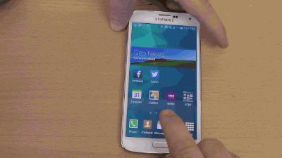 How to take a screenshot on the Samsung Galaxy S5 Gs5-screenshot