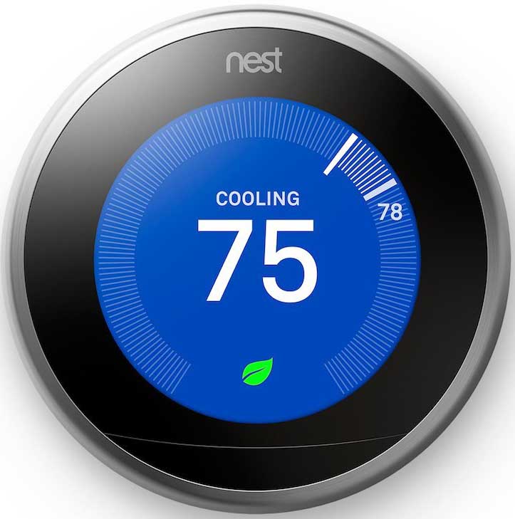 Nest Learning Thermostat render 