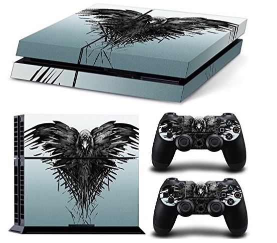 Game of Thrones three eyed raven decal for PS4