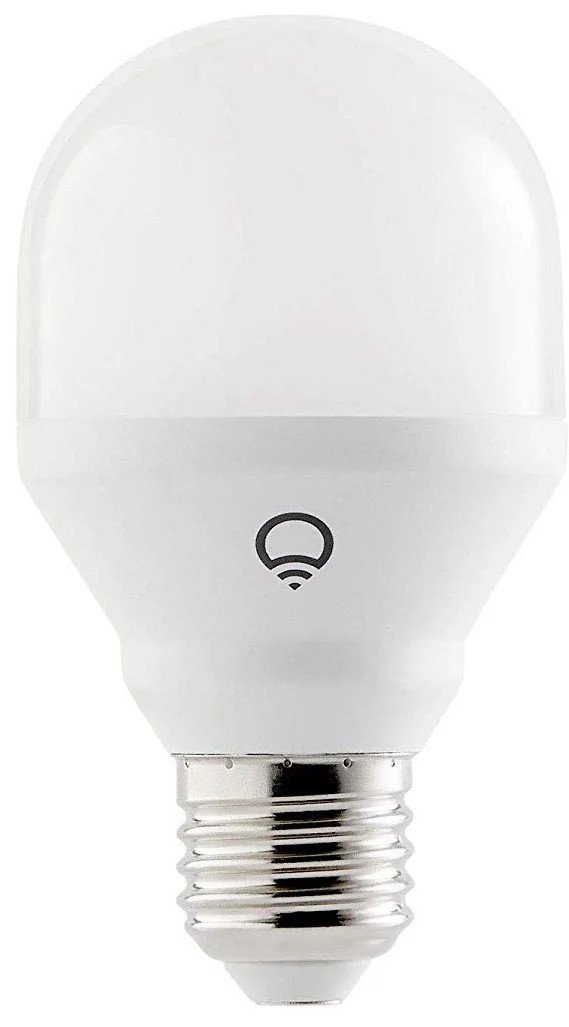 google home mini and light bulb