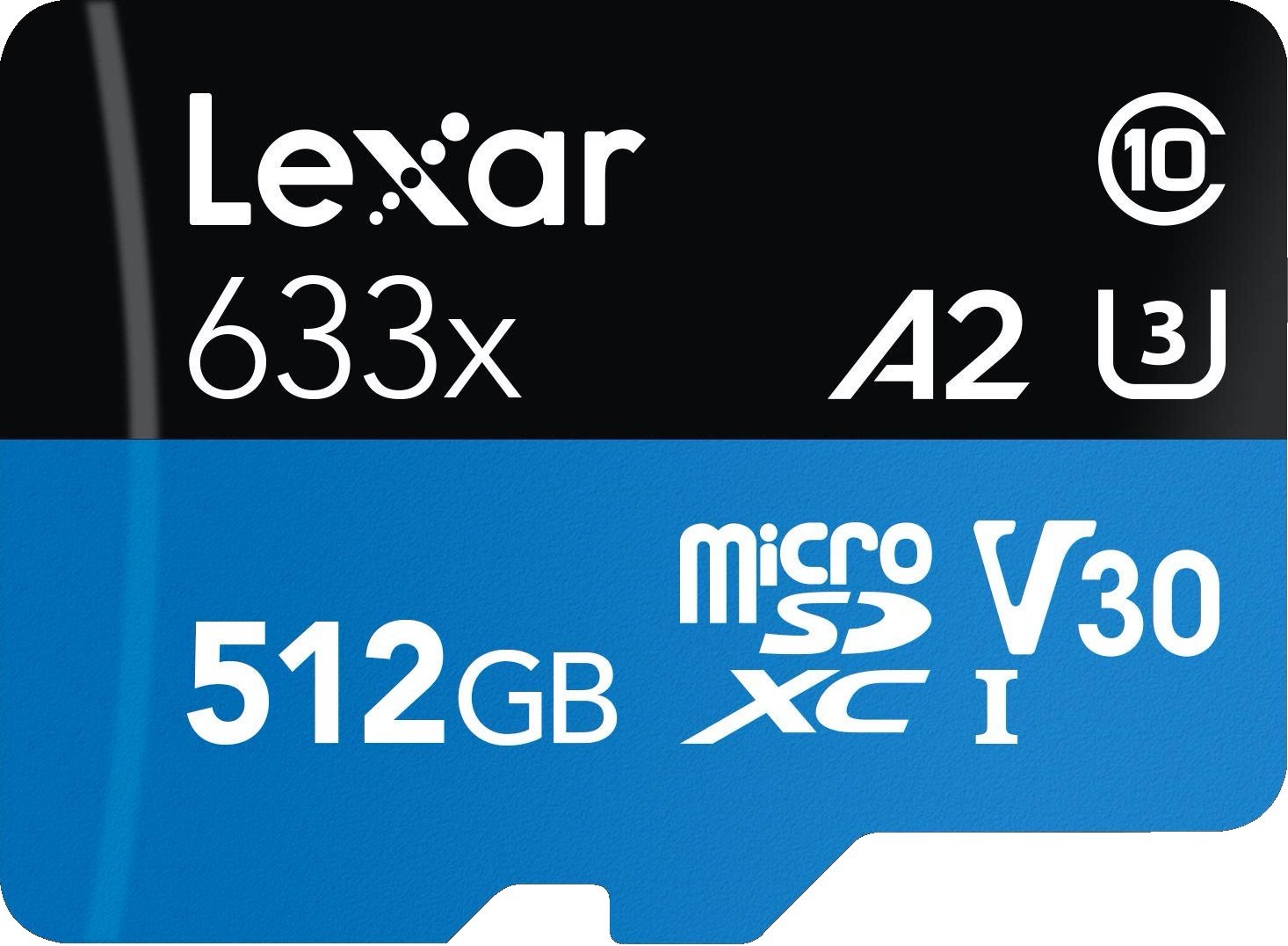 Cartão microSD Lexar 633x 512GB