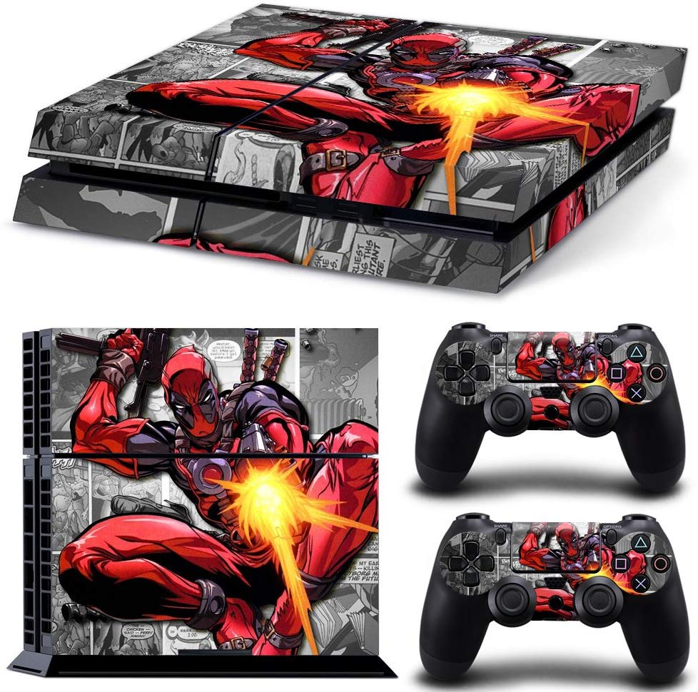 Deadpool decal for PS4