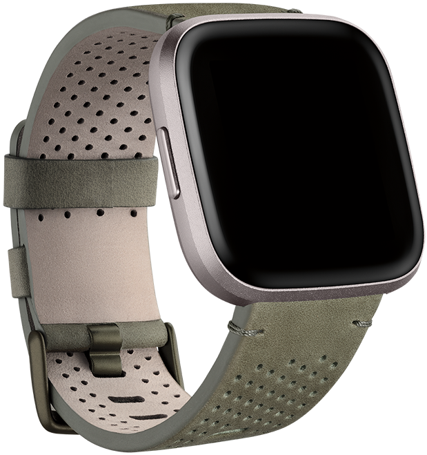 fitbit leather band versa 2
