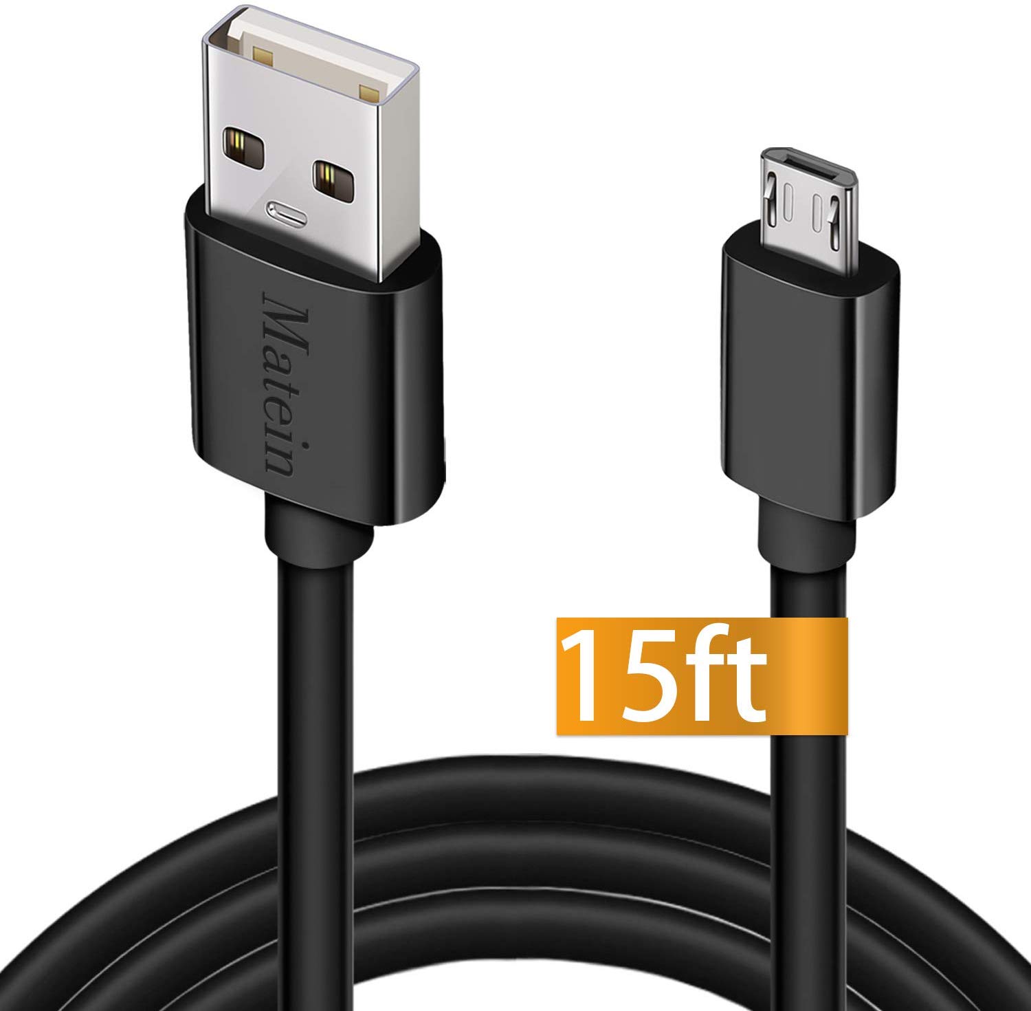 15ft micro USB charging cable