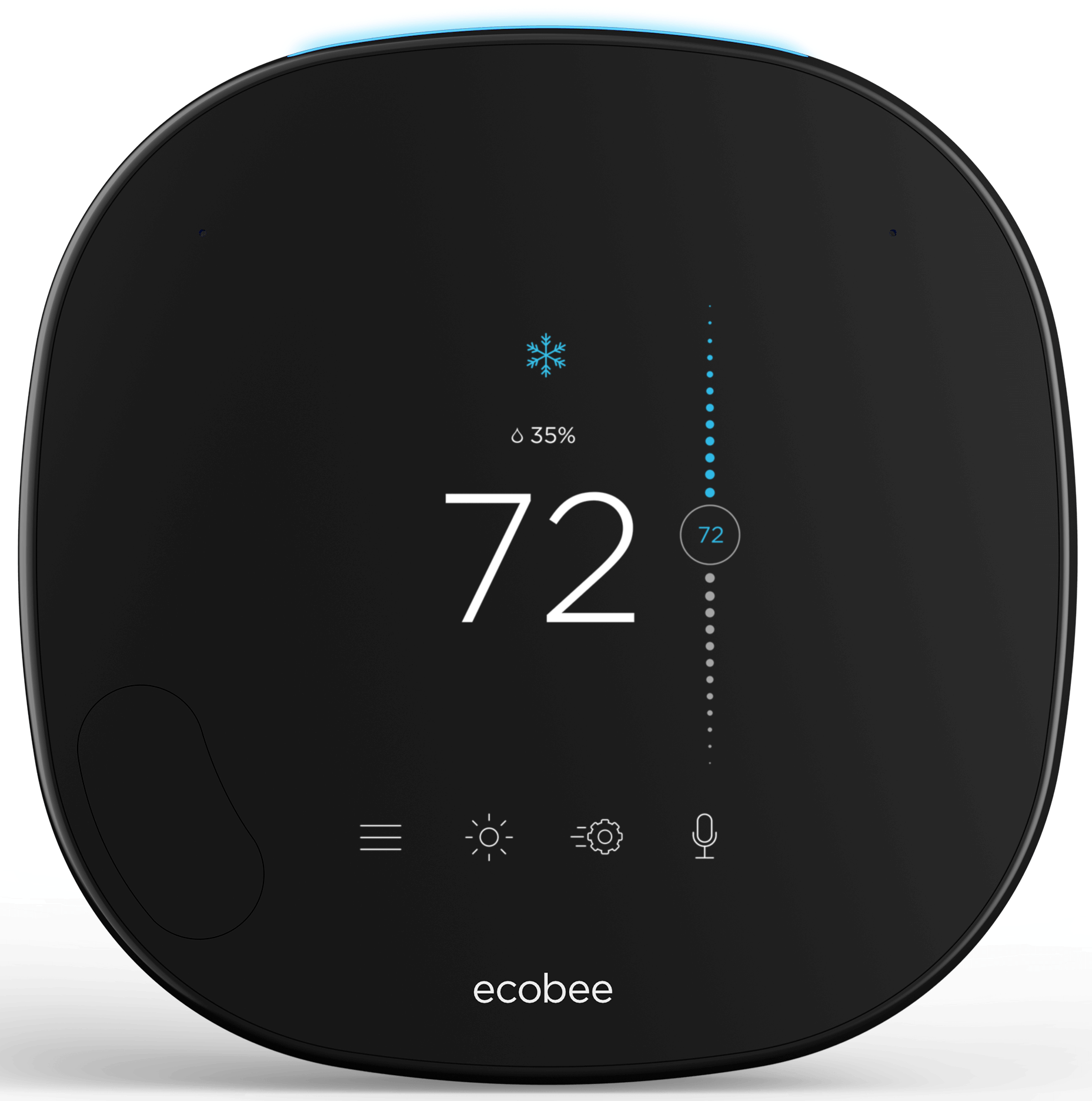 Ecobee Smart Thermostat with Voice Control official render