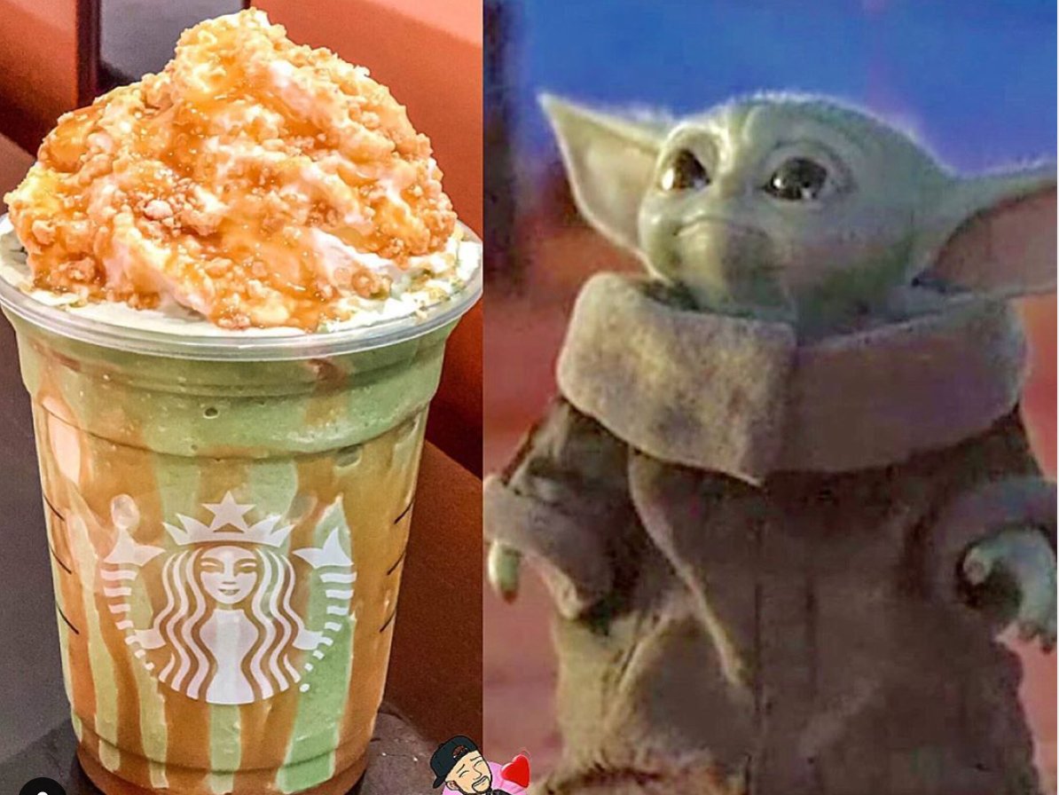 Baby Yoda Frappuccino