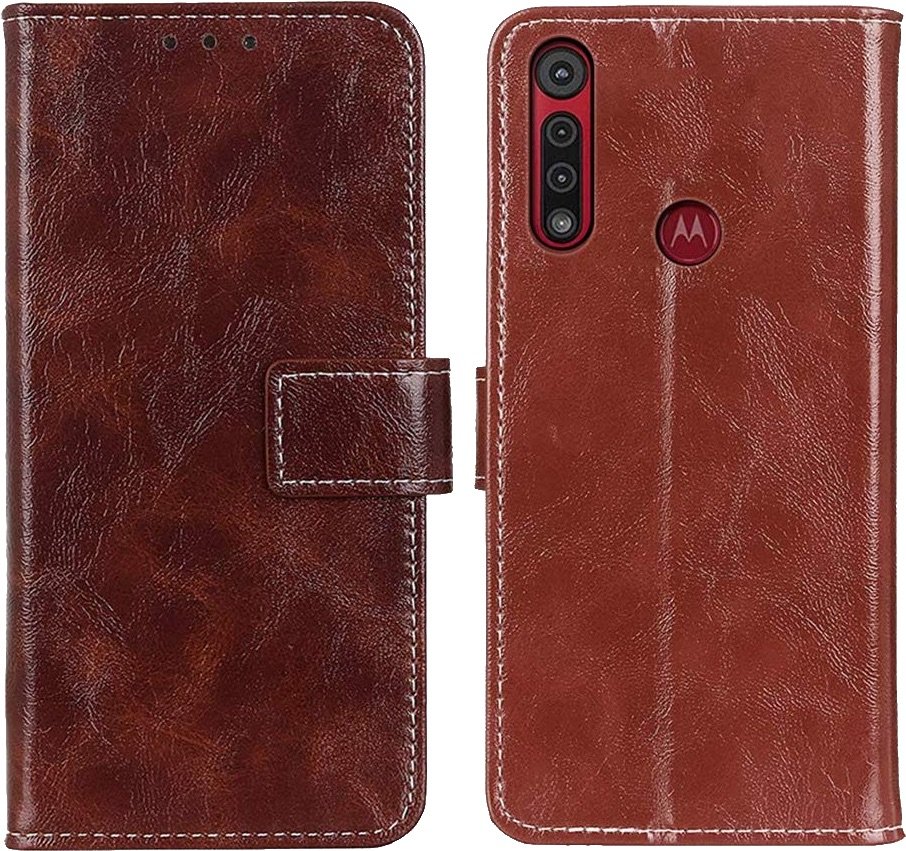 Fancart Leather Wallet for Moto G8 Play