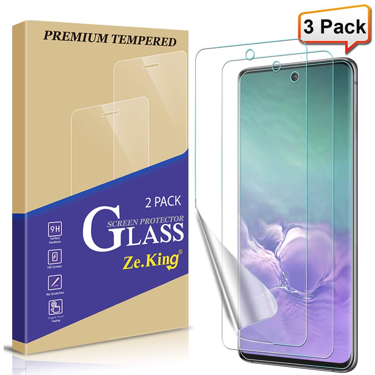 Zeking Galaxy S20+ screen protectors