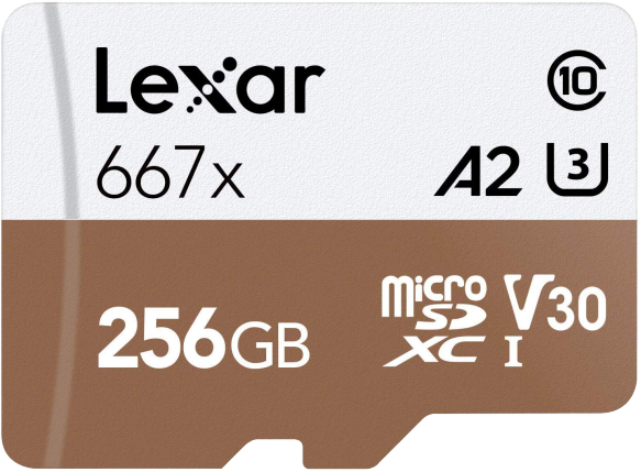 Cartão microSD Lexar Professional 256GB