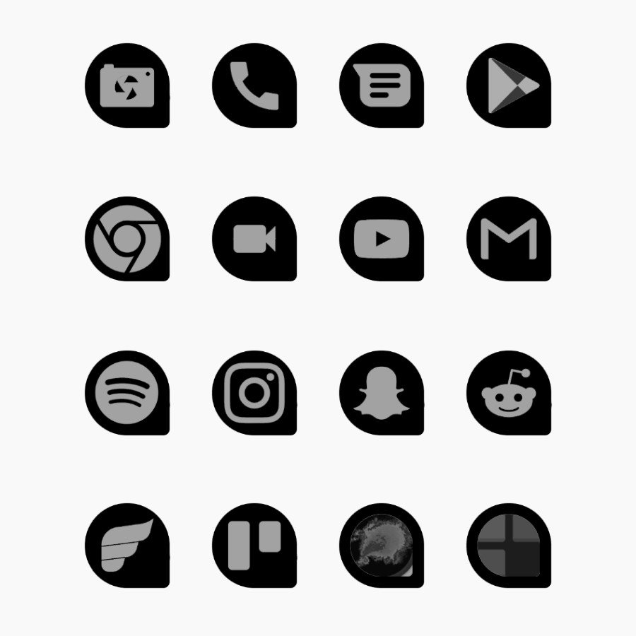 Oscuro Icons Pixel