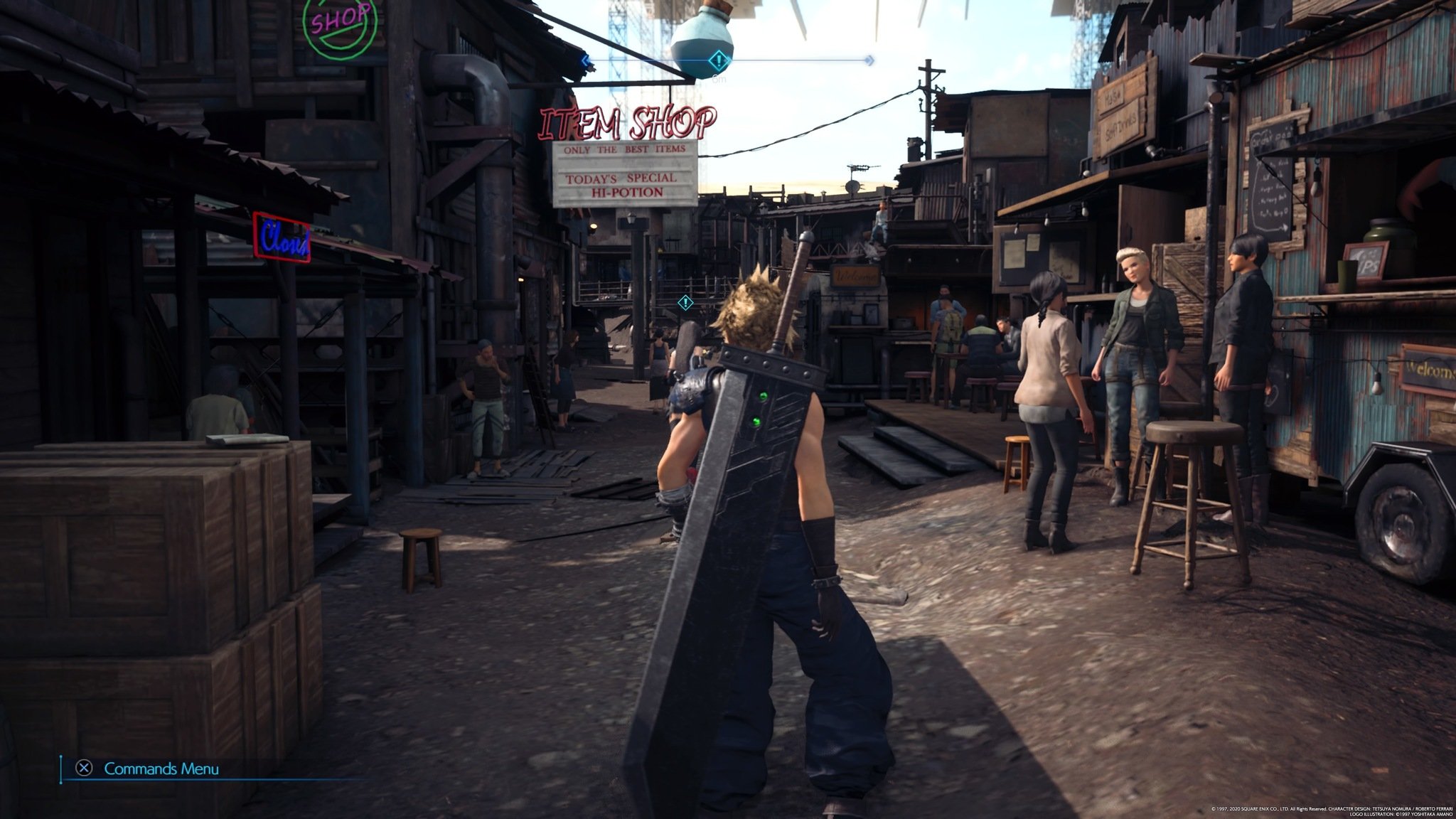 Final Fantasy 7 Remake Sector 7 Slums
