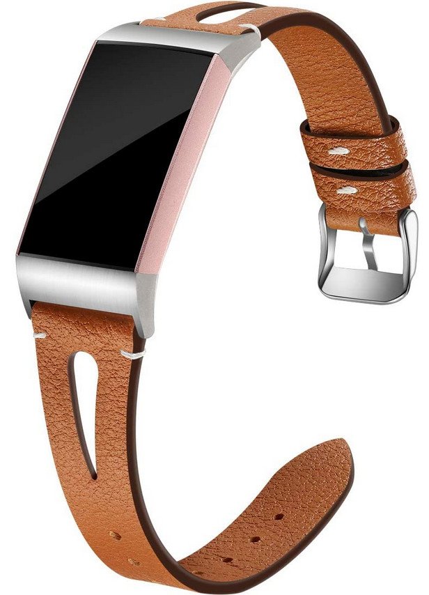 Maledan Fitbit Charge 4 Leather Band 