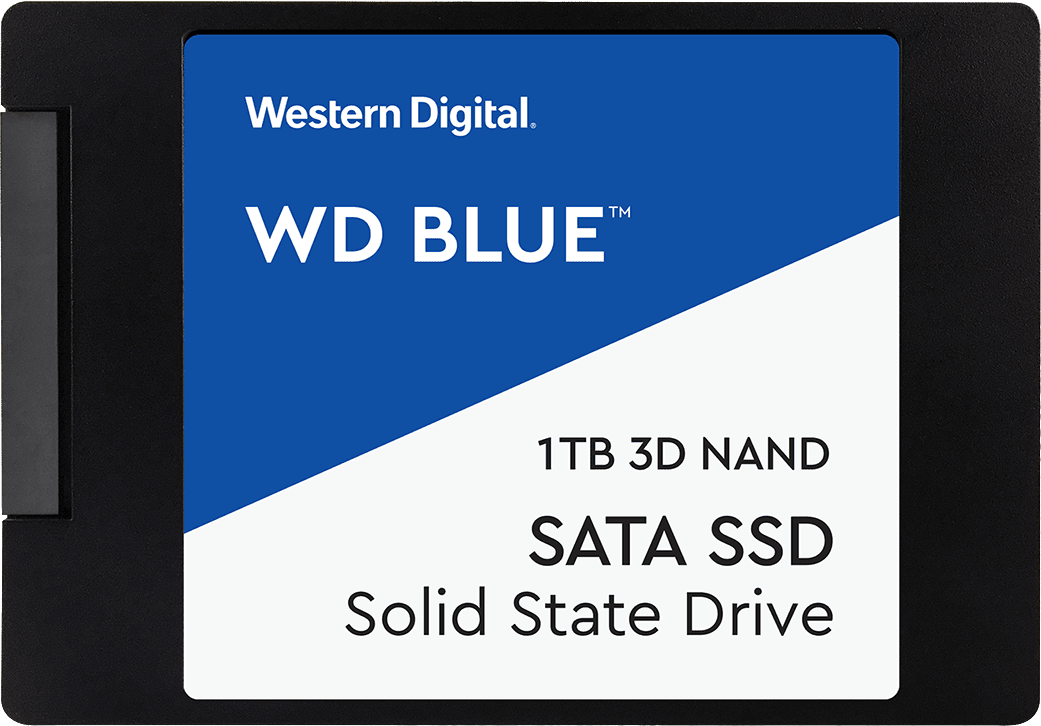WD Blue 3D Nand SSD Cropped Render