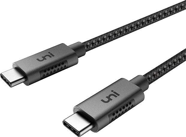 Cropped render of plain nylon usb cable