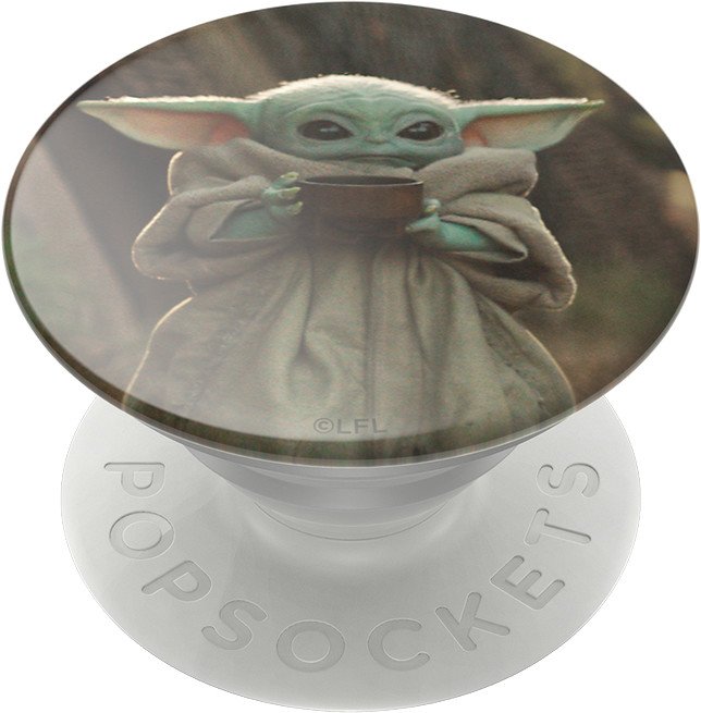 Baby Yoda PopSocket Render