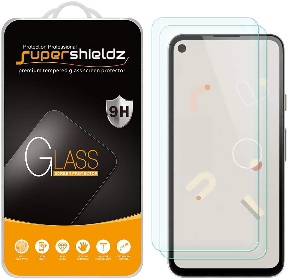 Supershieldz Tempered Glass 2 Pack Pixel 4a Screen Protector