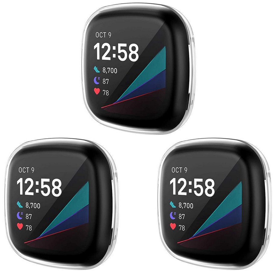 not ep Kimilar Protector compatible with Fitbit Sense/Fitbit Versa 3