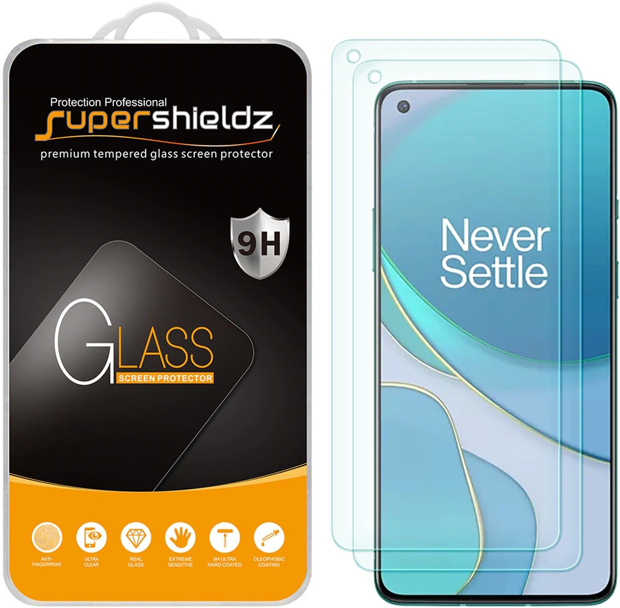 Supershieldz OnePlus 8T Glass Screen Protector Render