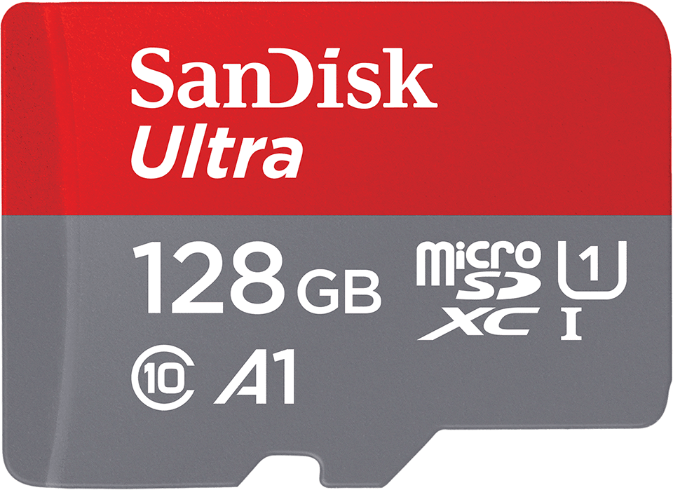 SanDisk Ultra 128GB Microsd Card Render