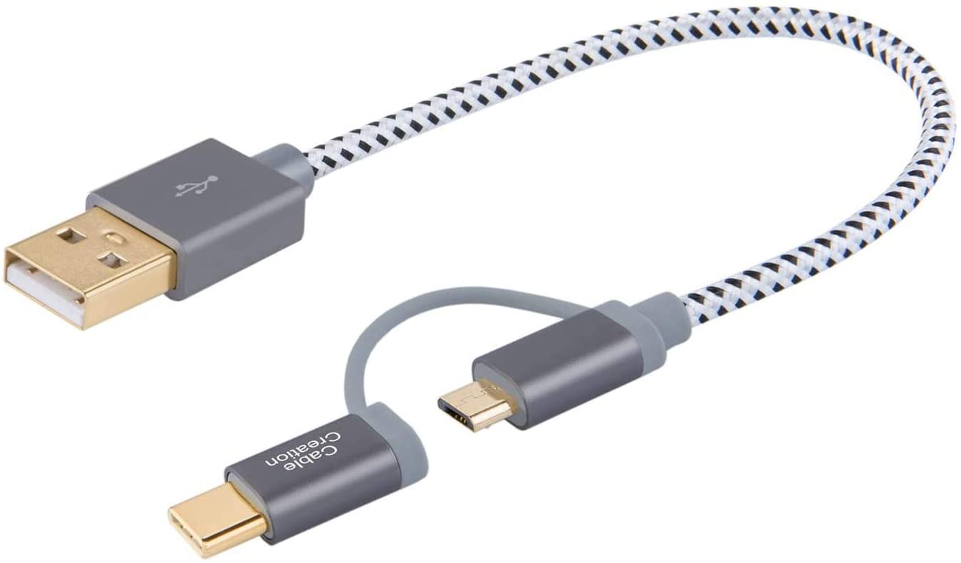 CableCreation 2-In-1 USB Cable