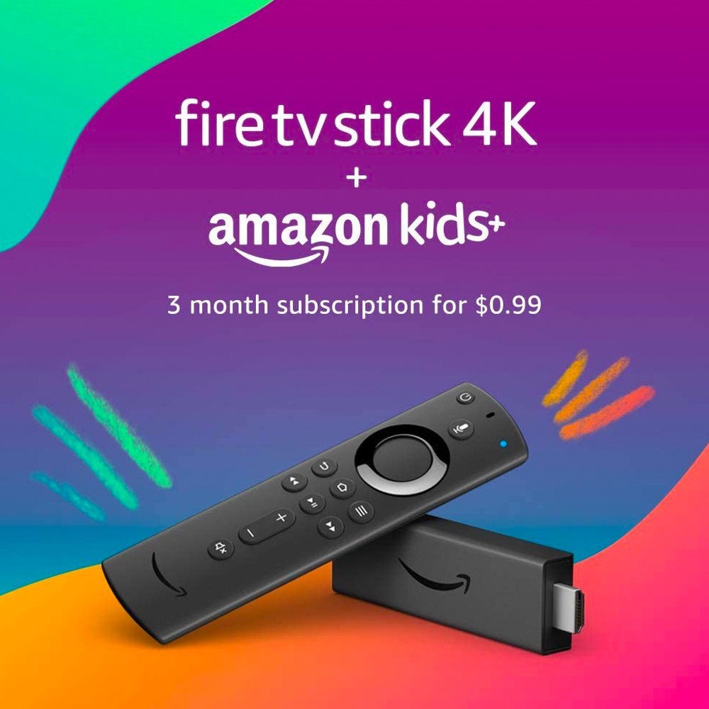Fire Tv Stick 4k With Kids Plus Copy
