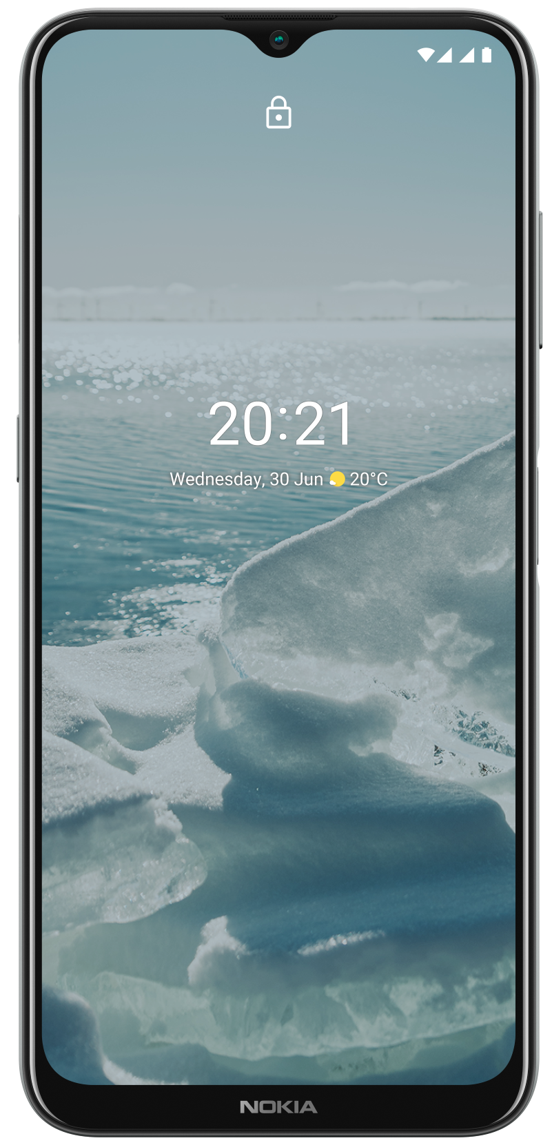 Nokia G20 Glacier Render Cropped