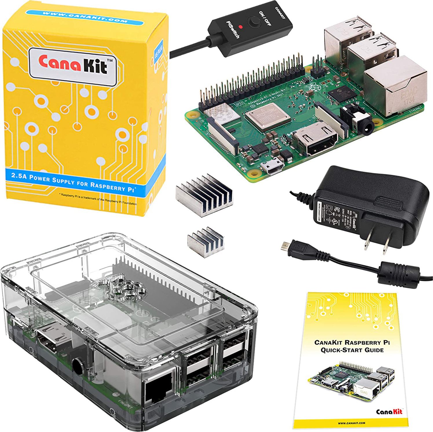 Canakit Raspberry Pi 3b Kit Render