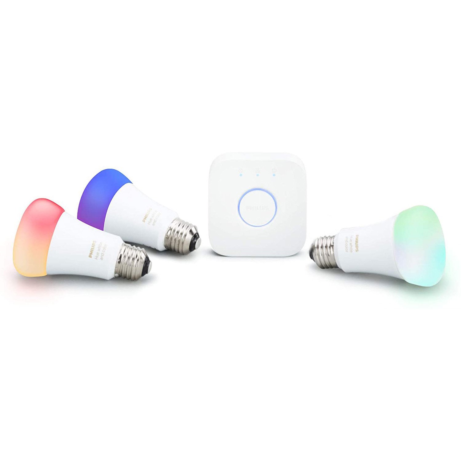 Philips Hue 3 Pack Color A19 Bulbs 3rd Gen