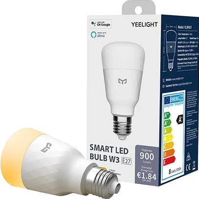 Yeelight W3 Smart Bulb Dimmable Render Png