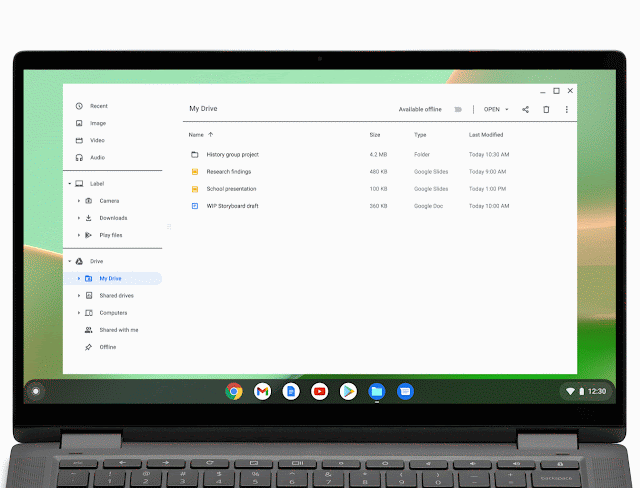 Google Drive Offline Access On Chromebooks