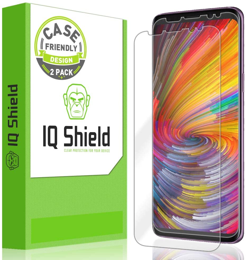 Iqshield Galaxy S9 Screen Protector 2 Pack