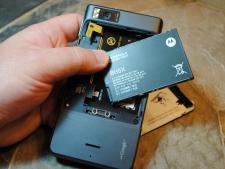 Droid X battery and MicroSD card