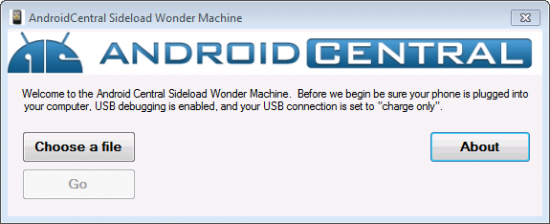 Android Sideload Wonder Machine