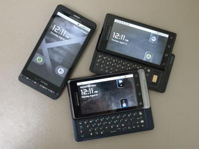 Droid 2, Droid X and the original Droid