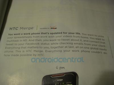HTC Merge in Entrepreneur Magazine