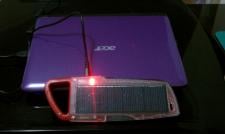 Charging the unit from a netbook