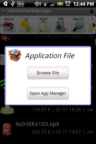 Installing an app with Astro 2
