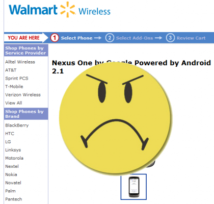 Walmart Nexus One