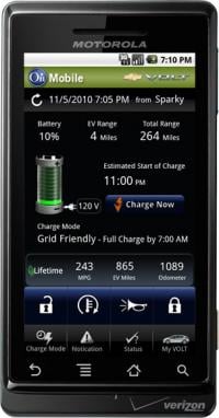 Chevy Volt Android app