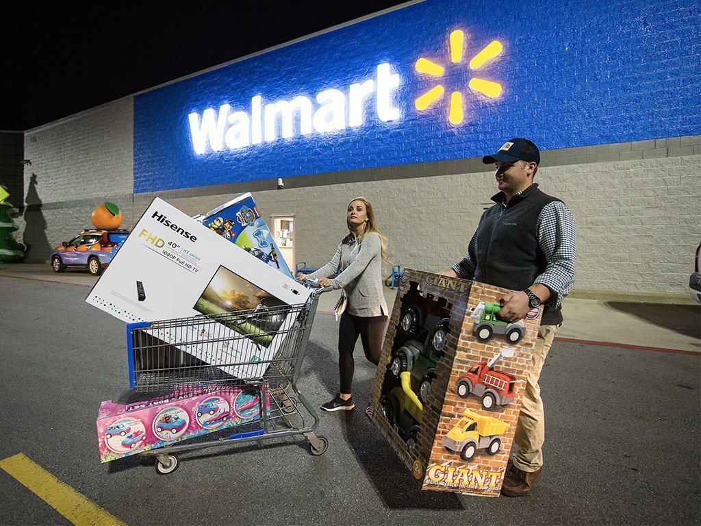 Walmart shoppers