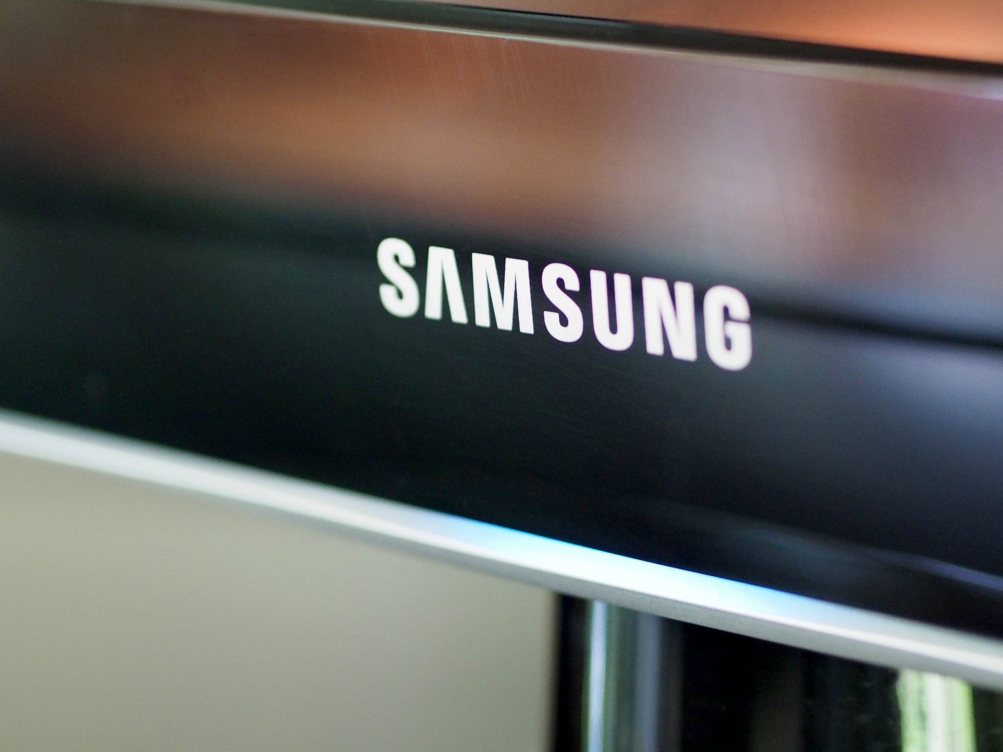 Samsung Logo on a TV