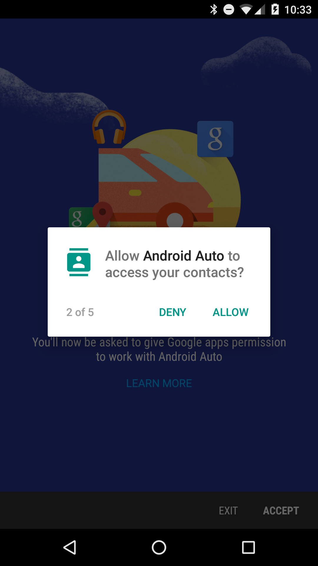 Android Auto and Android Marshmallow permissions