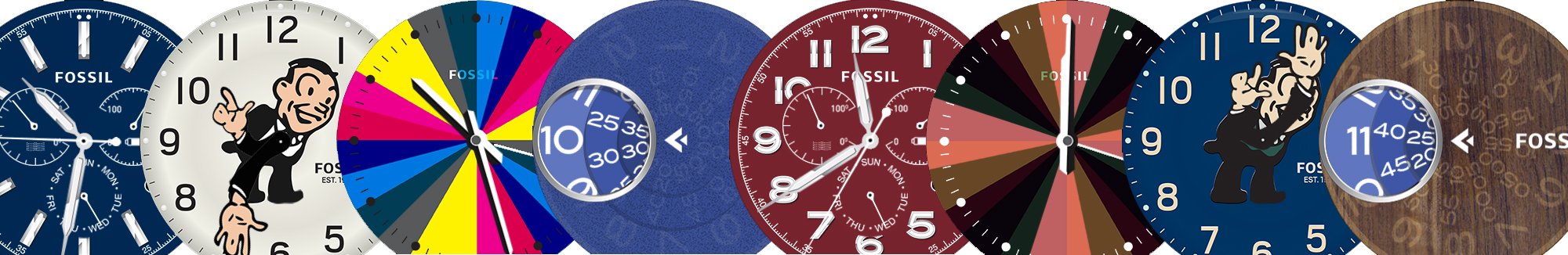 Fossil Q Founder watch faces