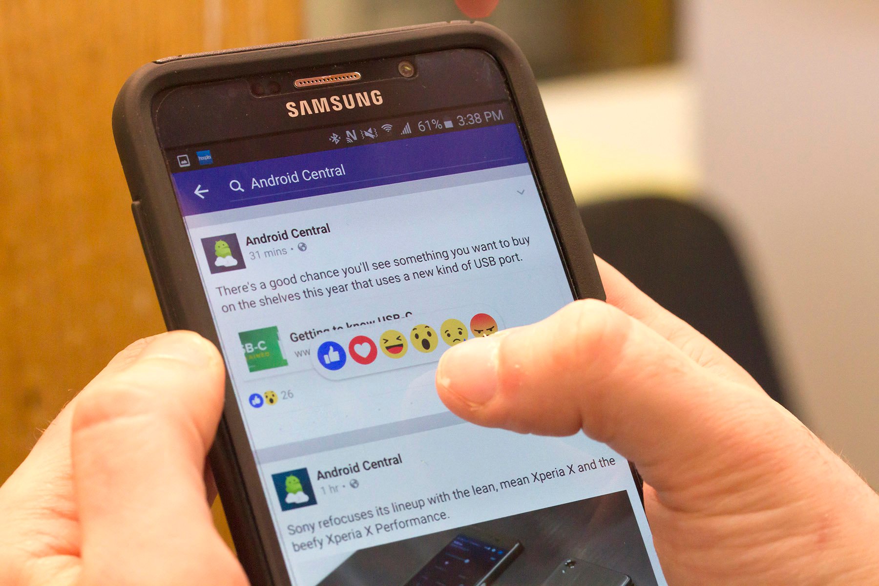 How to use Facebook's new reactions on Android  Android 